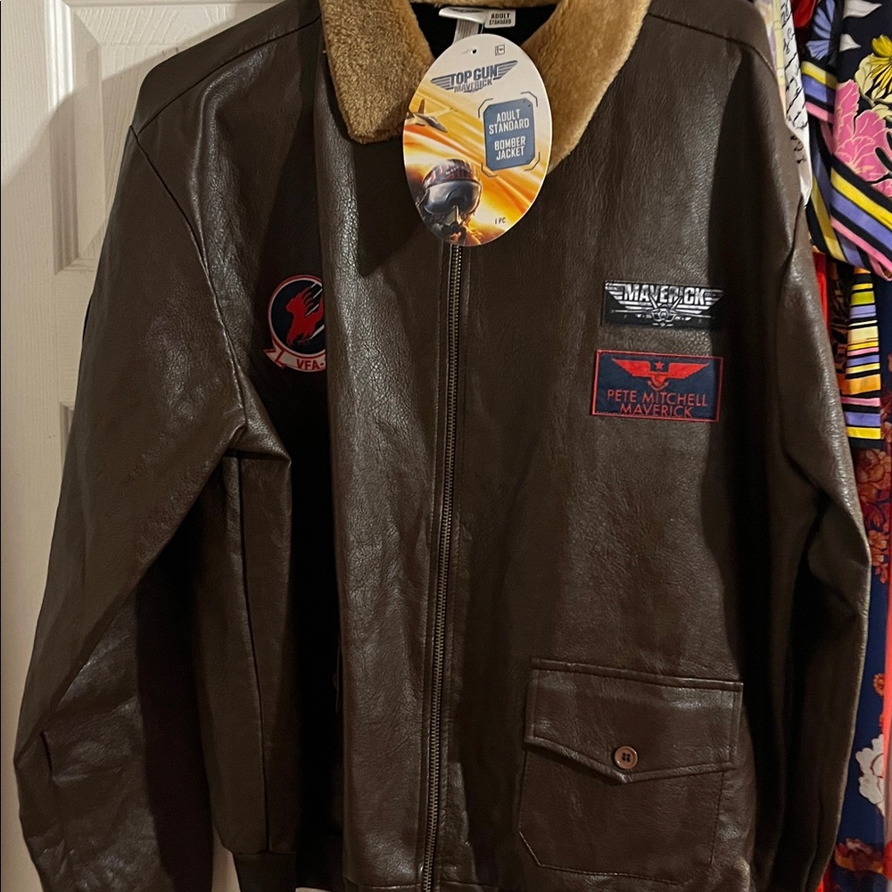 Top Gun Brown Bomber Jacket